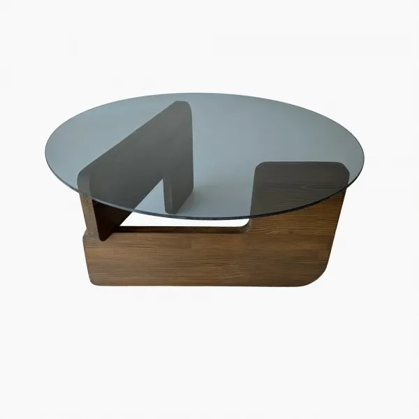 Konferenčný stolík Mia - Walnut, Fume