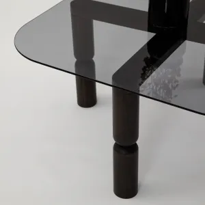 Konferenčný stolík Kei - Anthracite, Fume