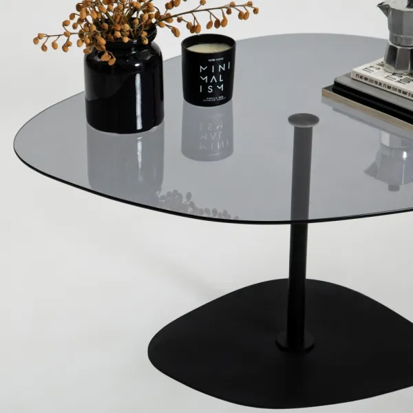 Konferenčný stolík Soho - Dark Grey, Black