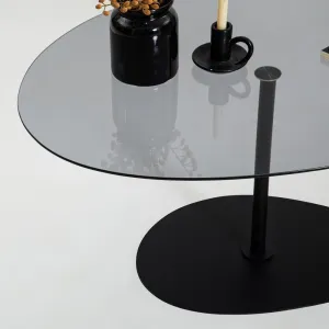 Konferenčný stolík Porto - Dark Grey, Black