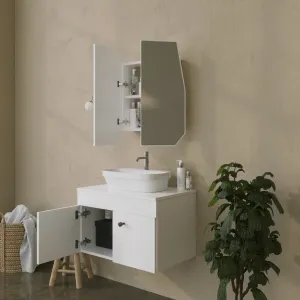 Kúpeľňová skrinka Quartz Cabinet - White