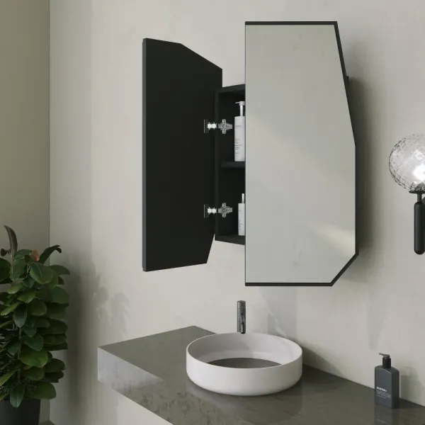 Kúpeľňová skrinka Quartz Cabinet - Black
