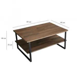 Konferenčný stolík Neta - Walnut