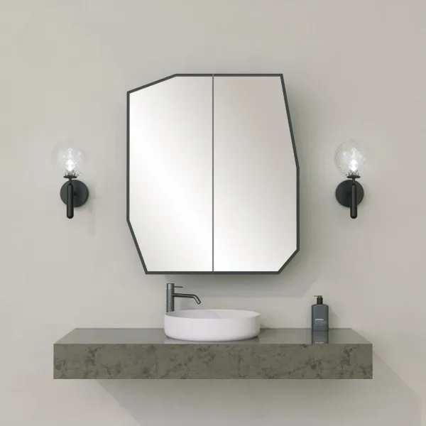 Kúpeľňová skrinka Quartz Cabinet - Black
