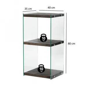 Knižnica Aqua 2 - Anthracite