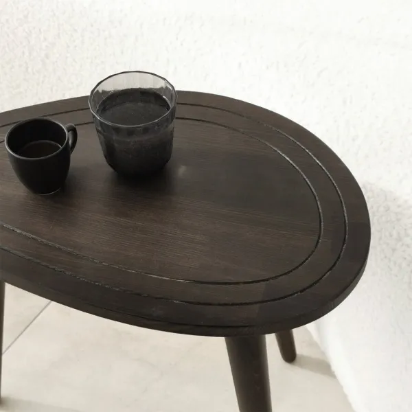 Sada odkladacích stolíkov (2 kusy) Sweet Set - Anthracite