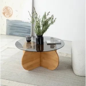 Konferenčný stolík Bubble Wood - Fume, Oak