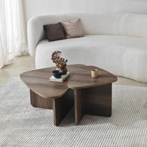 Súprava konferenčných stolíkov Ballare Set - Walnut