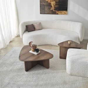 Súprava konferenčných stolíkov Ballare Set - Walnut