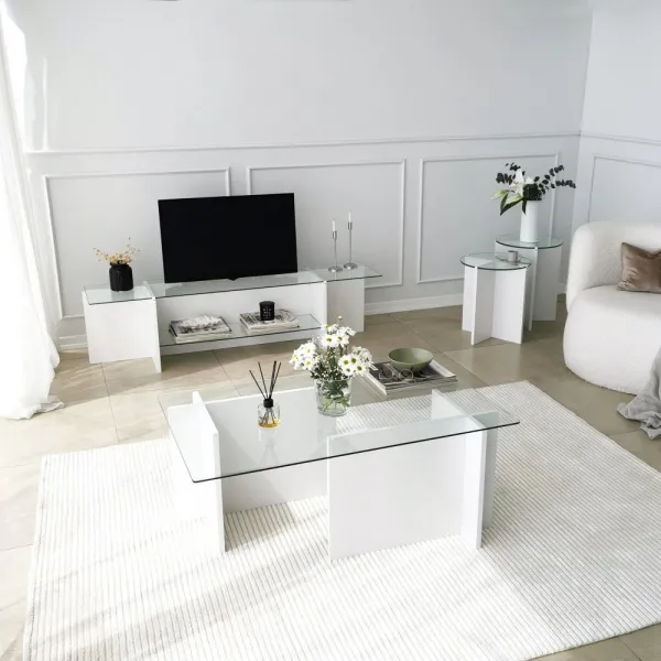 TV stolík Escape TV - White
