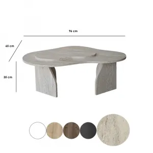 Konferenčný stolík Melted - Travertine