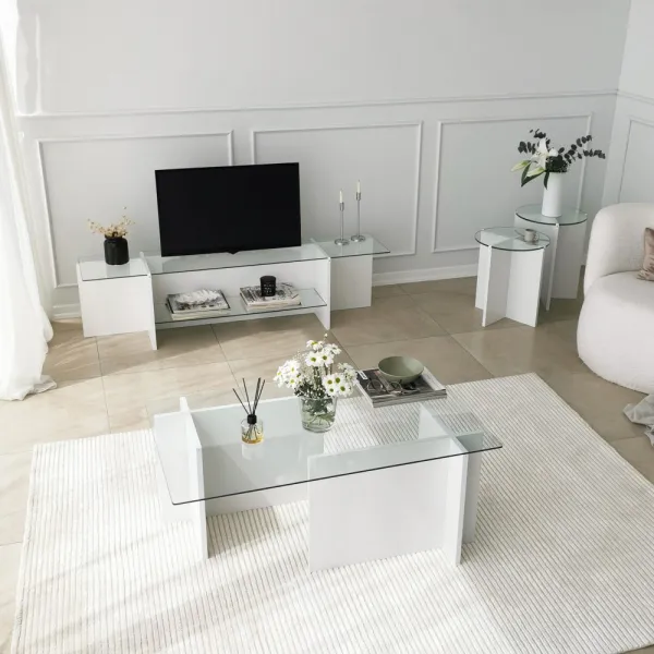 TV stolík Escape TV - White
