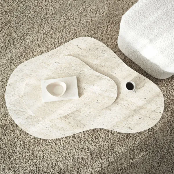 Konferenčný stolík Melted - Travertine