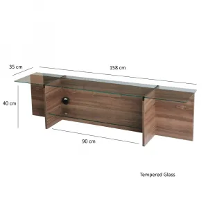 TV stolík Escape TV - Walnut