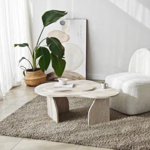 Konferenčný stolík Melted - Travertine