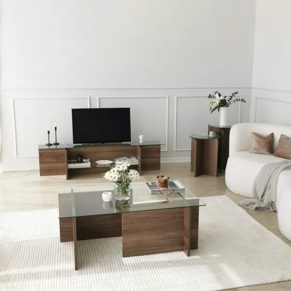 TV stolík Escape TV - Walnut