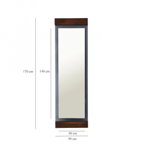 Stojace zrkadlo Murano - Walnut