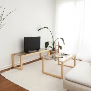 TV stolík Via - Natural