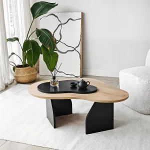 Konferenčný stolík Melted - Sapphire Oak, Black