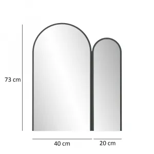 Dekoratívne zrkadlo Classe Mirror - Black