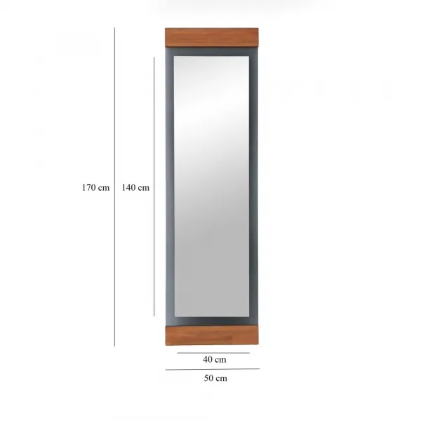 Stojace zrkadlo Murano - Oak