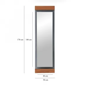 Stojace zrkadlo Murano - Oak