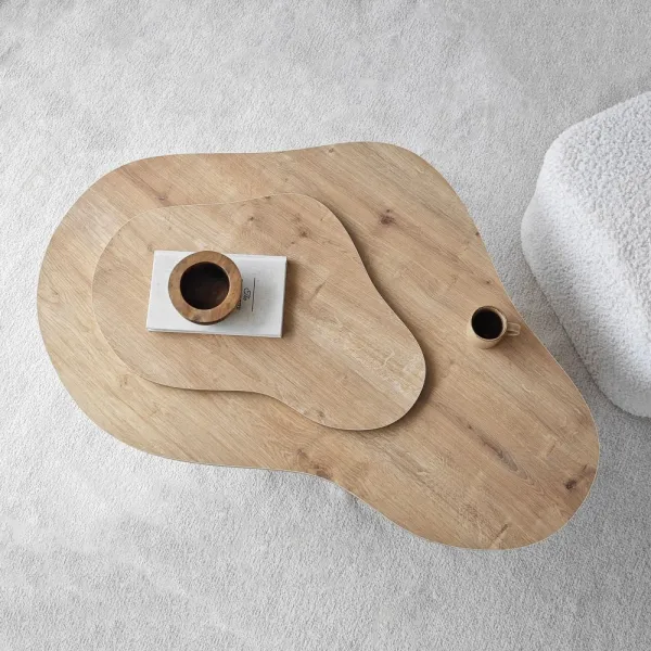 Konferenčný stolík Melted - Sapphire Oak