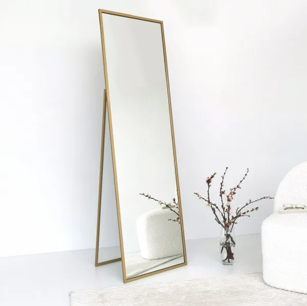 Stojace zrkadlo Cool - Gold
