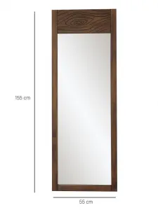 Stojace zrkadlo Forest - Walnut