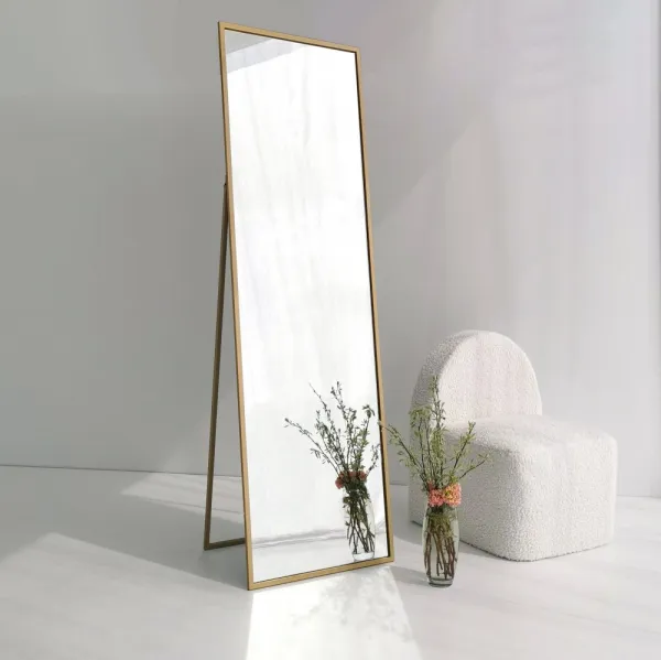 Stojace zrkadlo Cool - Gold