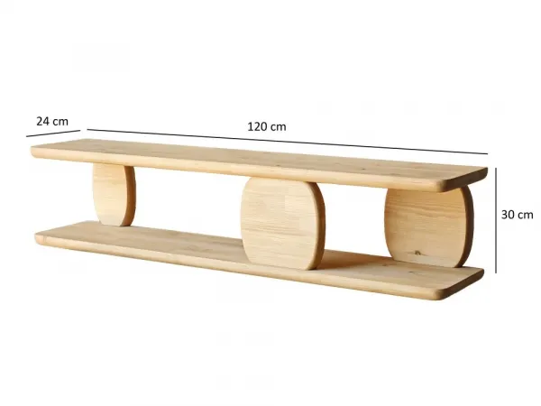 Nástenná polica Modena - Oak
