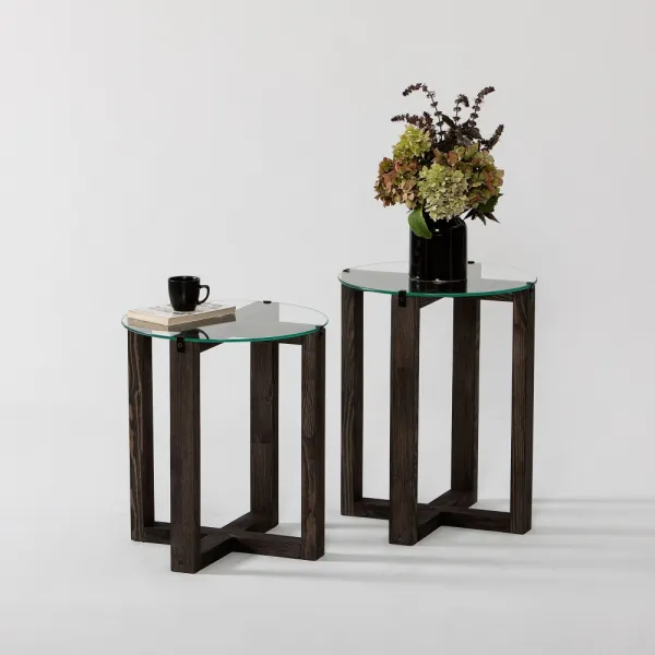 Príručný stolík / Odkladací stolík Amalfi - Anthracite