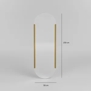 Zrkadlo Caprice - Gold