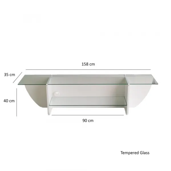 TV stolík Lily TV - White