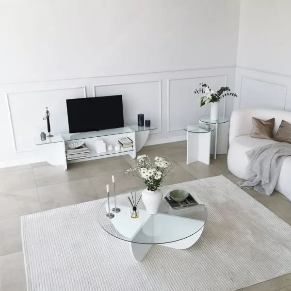 TV stolík Lily TV - White