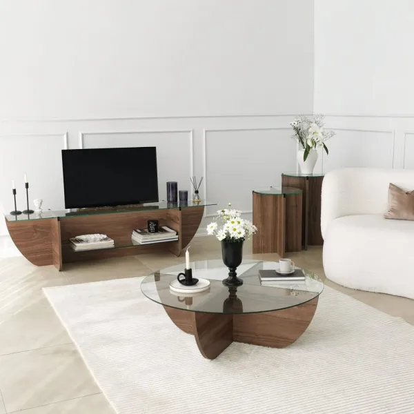 TV stolík Lily TV - Walnut