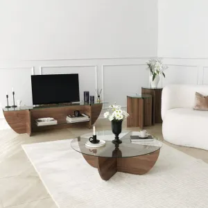 TV stolík Lily TV - Walnut