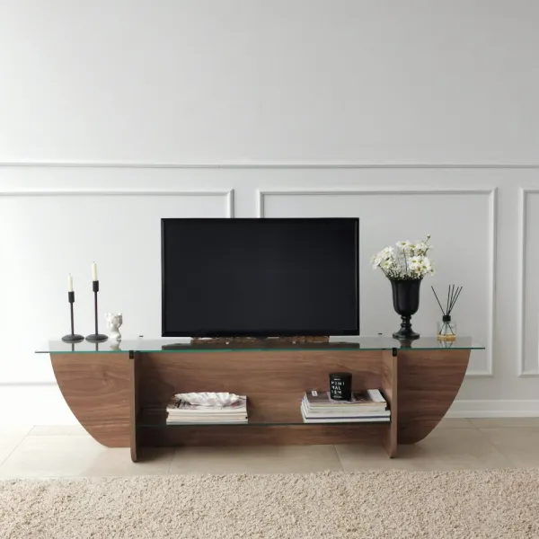 TV stolík Lily TV - Walnut