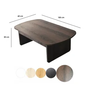 Konferenčný stolík Theseus - Walnut