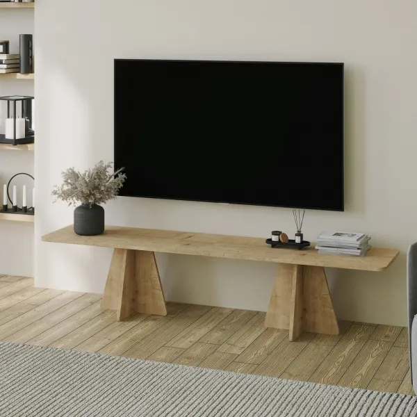 TV stolík Mushroom - Sapphire Oak