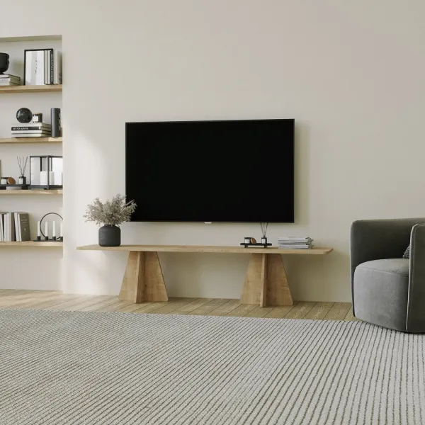 TV stolík Mushroom - Sapphire Oak