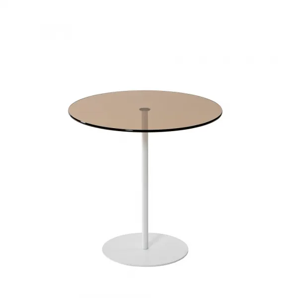 Príručný stolík / Odkladací stolík Chill-Out - White, Bronze