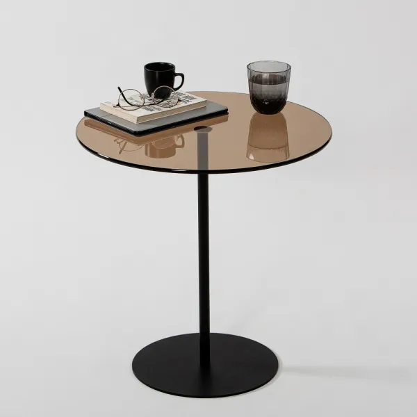 Príručný stolík / Odkladací stolík Chill-Out - Black, Bronze