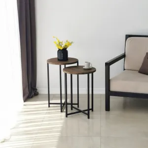 Konferenčný stolík Neta Set - Walnut