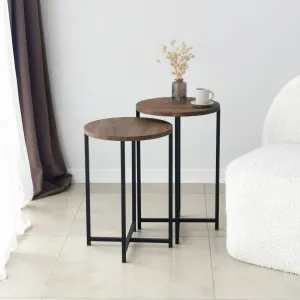 Konferenčný stolík Neta Set - Walnut