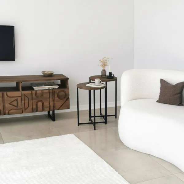 Konferenčný stolík Neta Set - Walnut