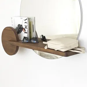 Zrkadlo Points - Walnut