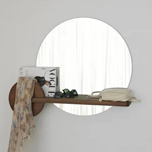 Zrkadlo Points - Walnut