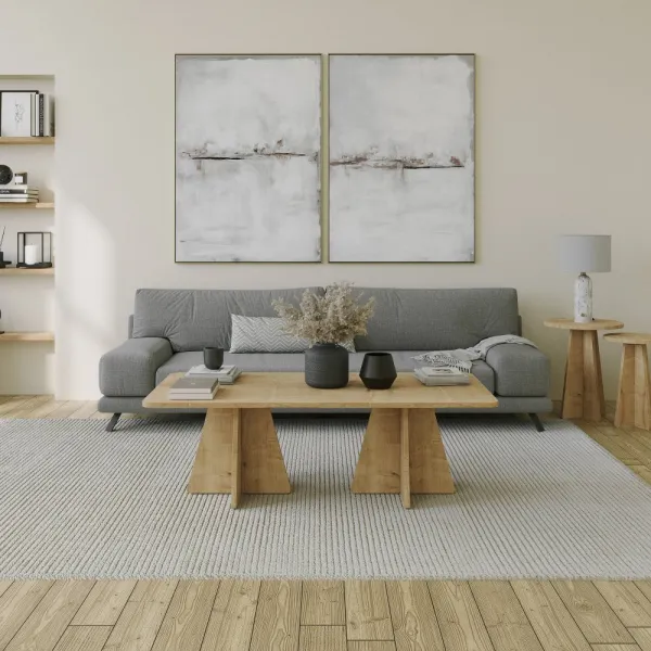 Konferenčný stolík Mushroom 2 - Sapphire Oak