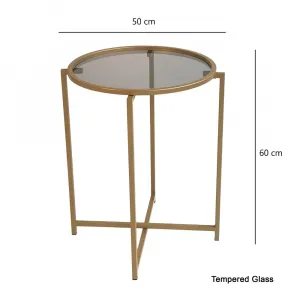 Konferenčný stolík S407U - Gold
